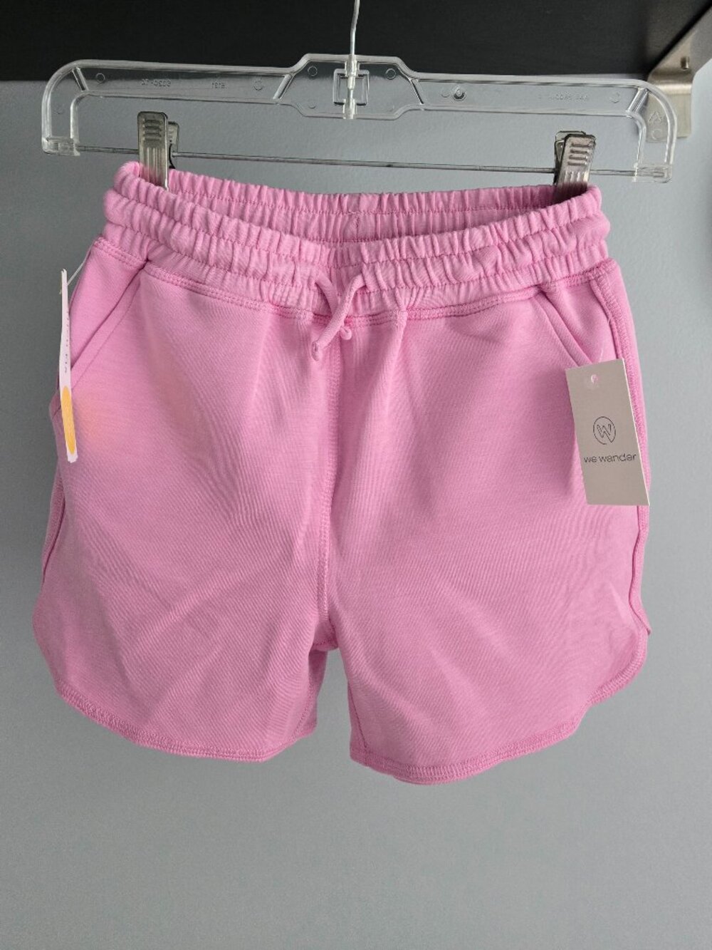 NWT pink we wander girls shorts M 8-10